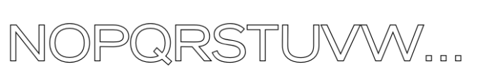 Lumend Outline Font UPPERCASE
