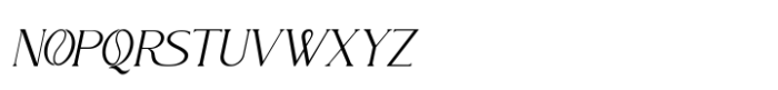 Lumerita Italic Font UPPERCASE