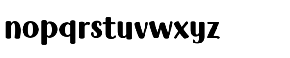Lumetta Bold Font LOWERCASE