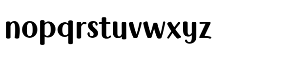 Lumetta Medium Font LOWERCASE