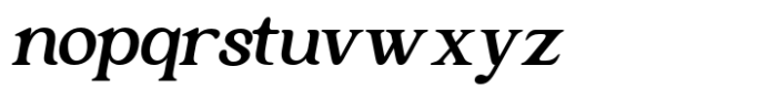 Lumidal Italic Font LOWERCASE