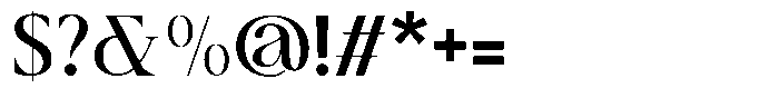Luminara Font OTHER CHARS