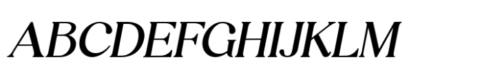 Luminary Serif Bold Italic Font UPPERCASE