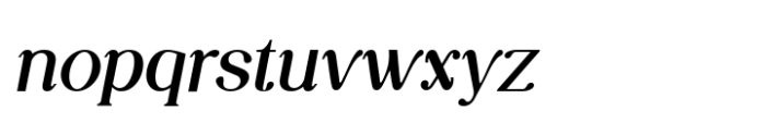Luminary Serif Bold Italic Font LOWERCASE