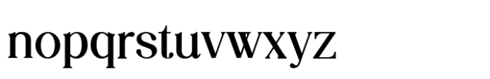 Luminary Serif Bold Font LOWERCASE