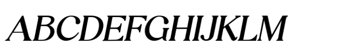 Luminary Serif Extra Bold Italic Font UPPERCASE