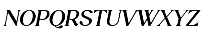 Luminary Serif Extra Bold Italic Font UPPERCASE