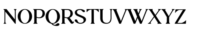 Luminary Serif Extra Bold Font UPPERCASE