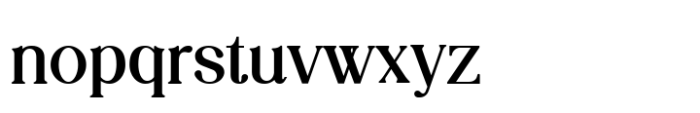 Luminary Serif Extra Bold Font LOWERCASE