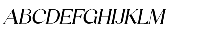 Luminary Serif Italic Font UPPERCASE