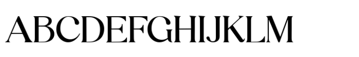 Luminary Serif Medium Font UPPERCASE