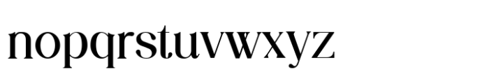 Luminary Serif Medium Font LOWERCASE