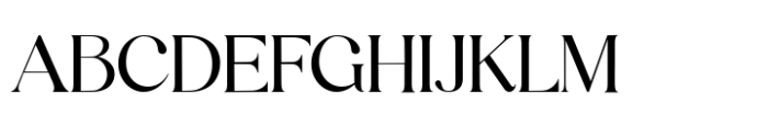Luminary Serif Regular Font UPPERCASE