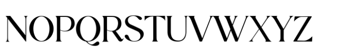 Luminary Serif Regular Font UPPERCASE