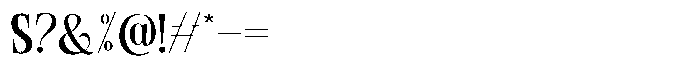 Luminense Script Luminense Serif Regular Font OTHER CHARS