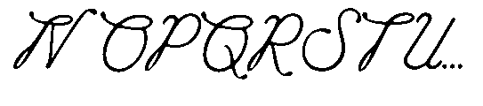 Luminense Script Regular Font UPPERCASE