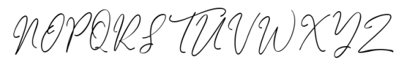 Luminous Gardenia Font UPPERCASE