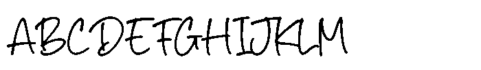 Luminous Polish Font UPPERCASE
