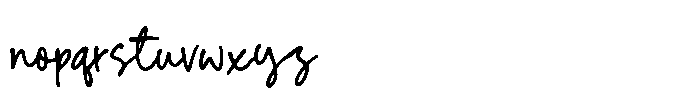 Luminous Polish Font LOWERCASE