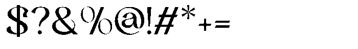 Lumitra Regular Font OTHER CHARS