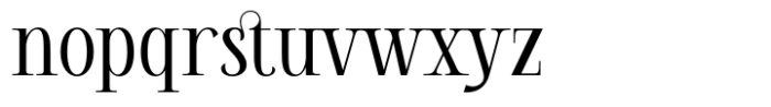 Lumore Font LOWERCASE