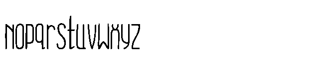 Lumynae Nova Regular Font LOWERCASE