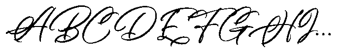 Lumynella Calligraph Font UPPERCASE