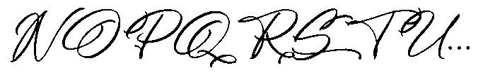 Lumynella Calligraph Font UPPERCASE
