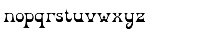 Luna Morta Mystical Font LOWERCASE