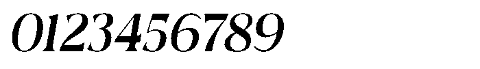 Lunadia Italic Font OTHER CHARS
