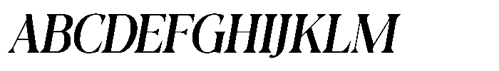Lunadia Italic Font UPPERCASE