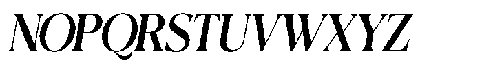Lunadia Italic Font UPPERCASE