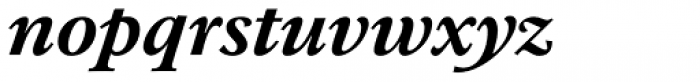 Lunaquete Bold Italic Font LOWERCASE