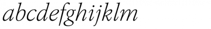 Lunaquete Light Italic Font LOWERCASE
