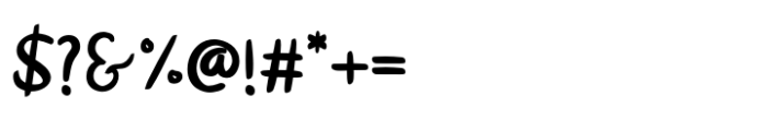 Lunar Curve Bold Font OTHER CHARS