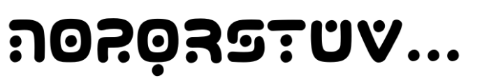 Lunar Modular Rover Bold Font UPPERCASE