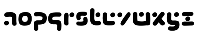 Lunar Modular Rover Bold Font LOWERCASE