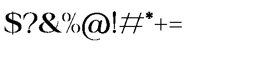 Lunara Sans Bold Font OTHER CHARS