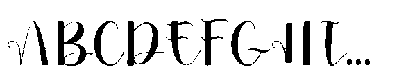 Lunarelle Font UPPERCASE