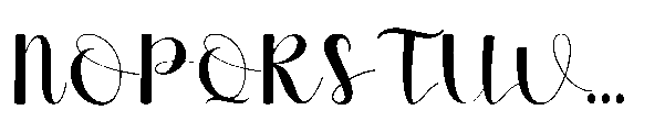 Lunarelle Font UPPERCASE