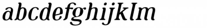 Lunaris Light Italic Font LOWERCASE