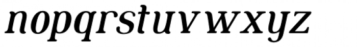 Lunaris Light Italic Font LOWERCASE