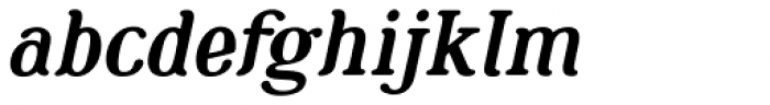 Lunaris Medium Italic Font LOWERCASE