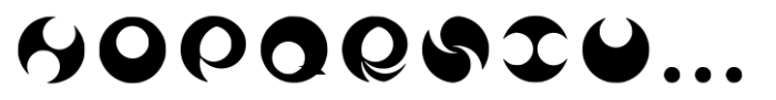 Lunas Font LOWERCASE