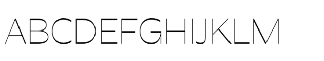 Lunastral Thin Font UPPERCASE