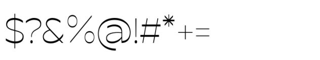 Lunastral Ultra Light Font OTHER CHARS