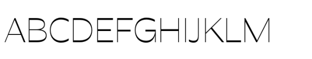 Lunastral Ultra Light Font UPPERCASE