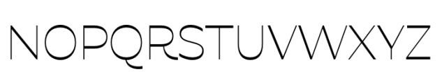 Lunastral Ultra Light Font UPPERCASE