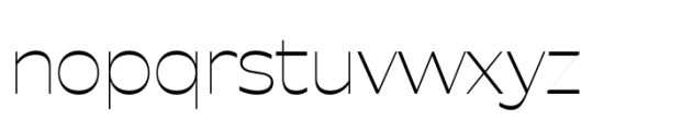 Lunastral Ultra Light Font LOWERCASE