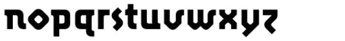 Lunatix Bold Font LOWERCASE